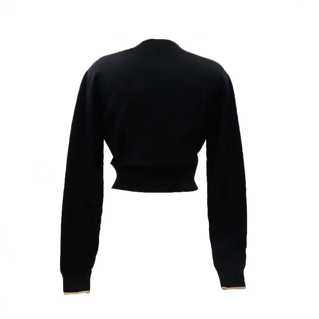 75HAFM21 WOOL V EMBLEM Nero