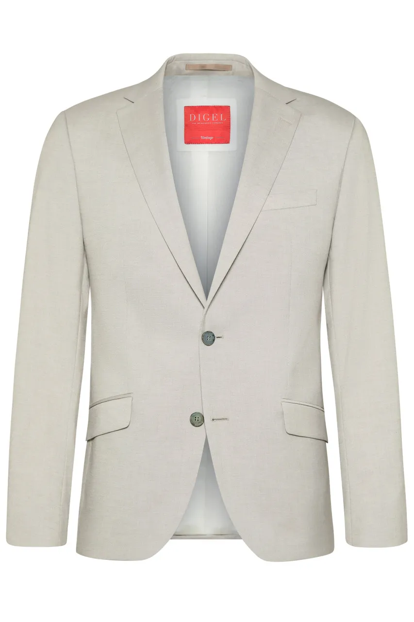 Abito elegante beige digel slim fit con gilet e papillon
