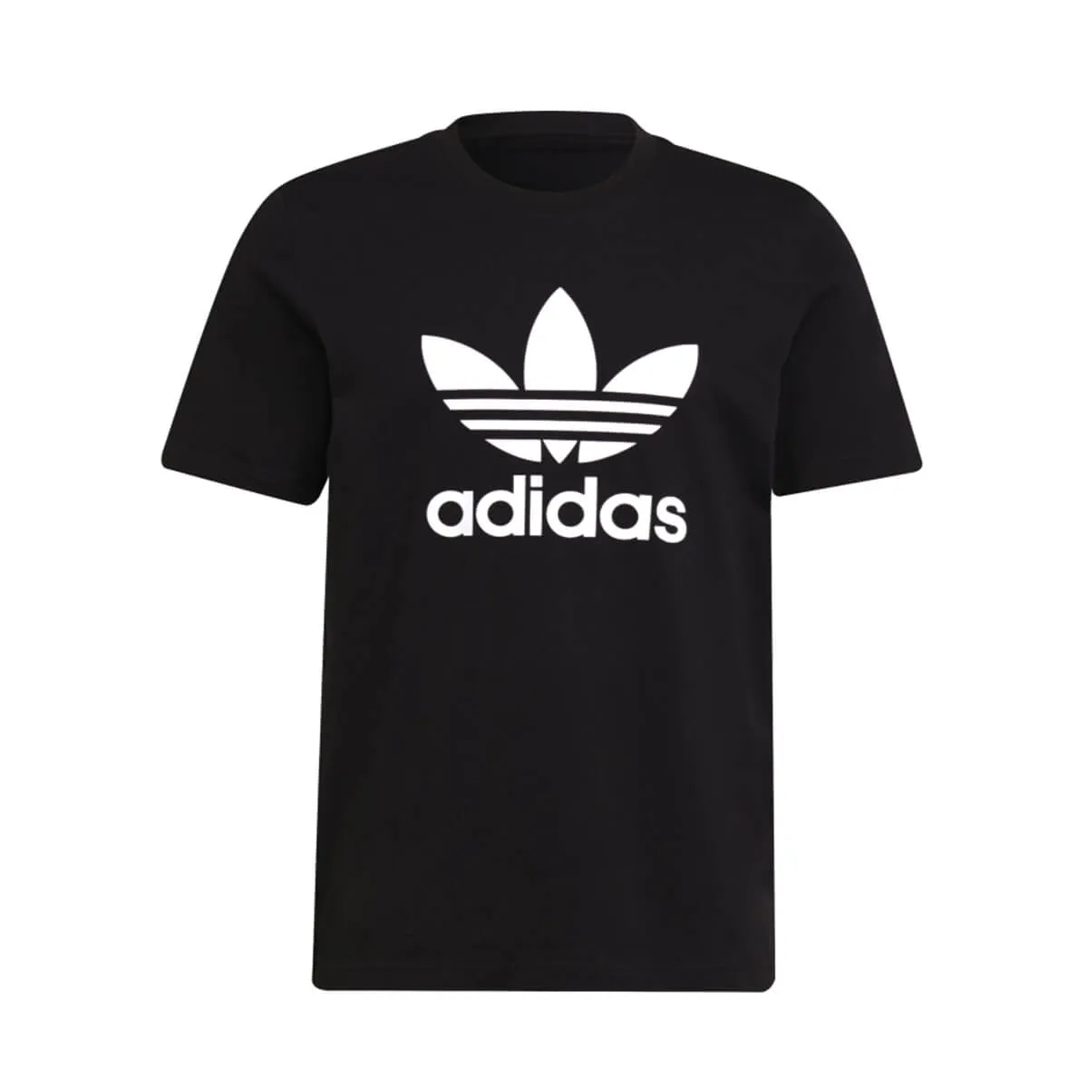 Adidas t-shirt trefoil uomo nero