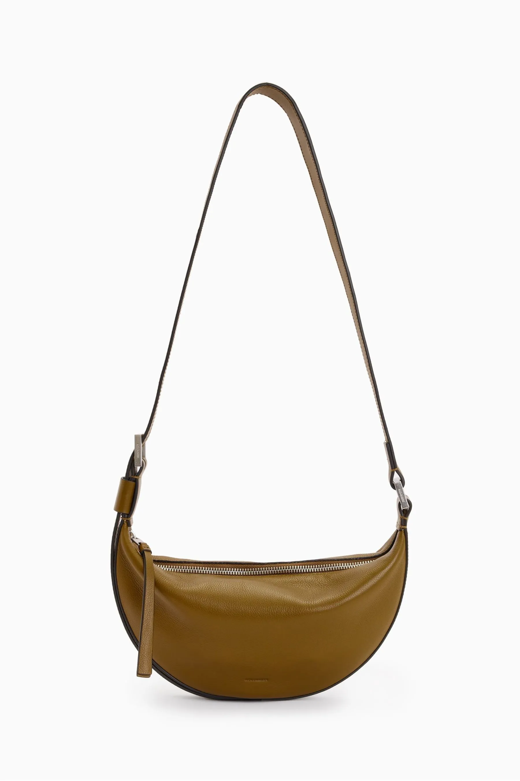 AllSaints - Borsa a tracolla a mezzaluna    