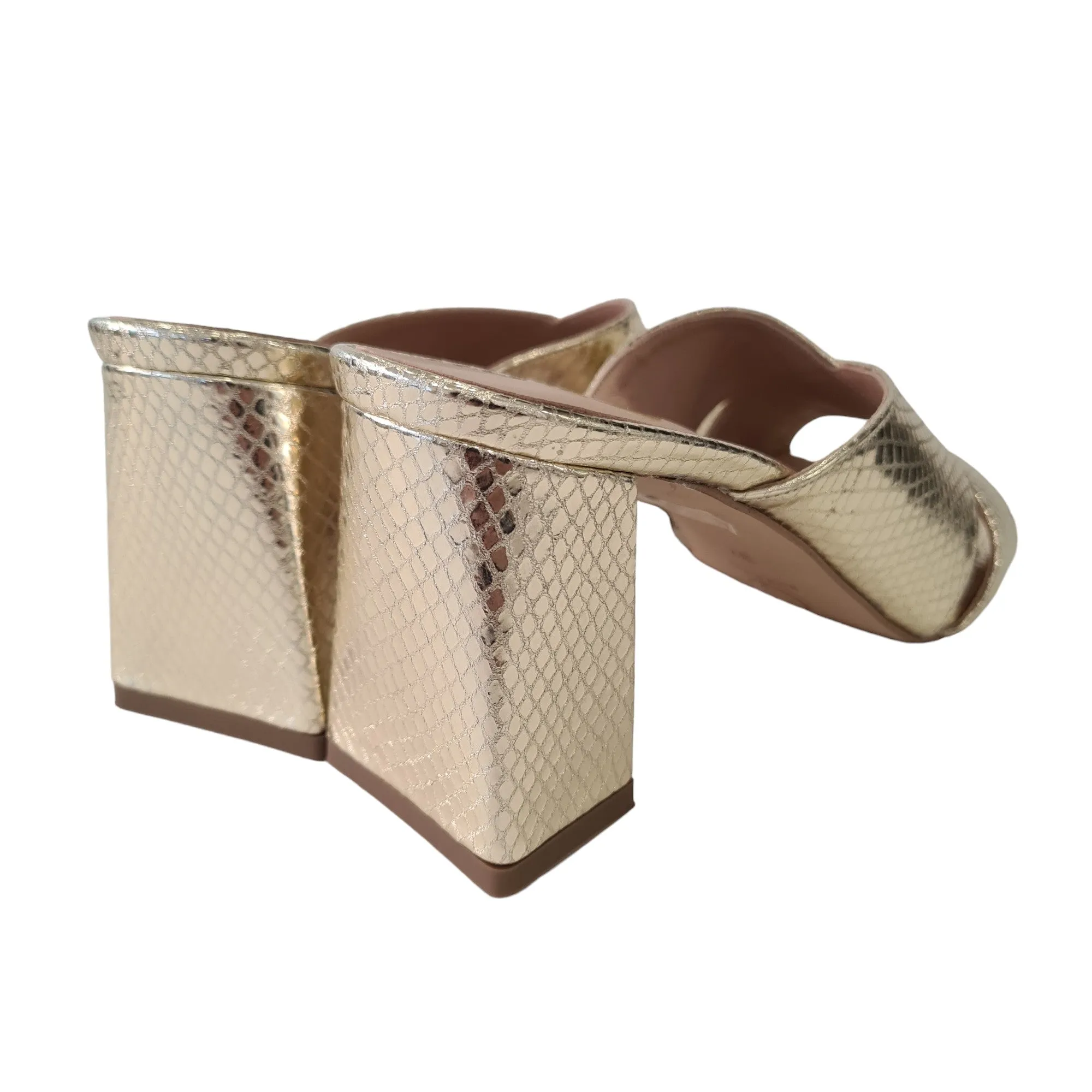 Andrea Pinto Sandalo Sabot Donna Platino Rif.958