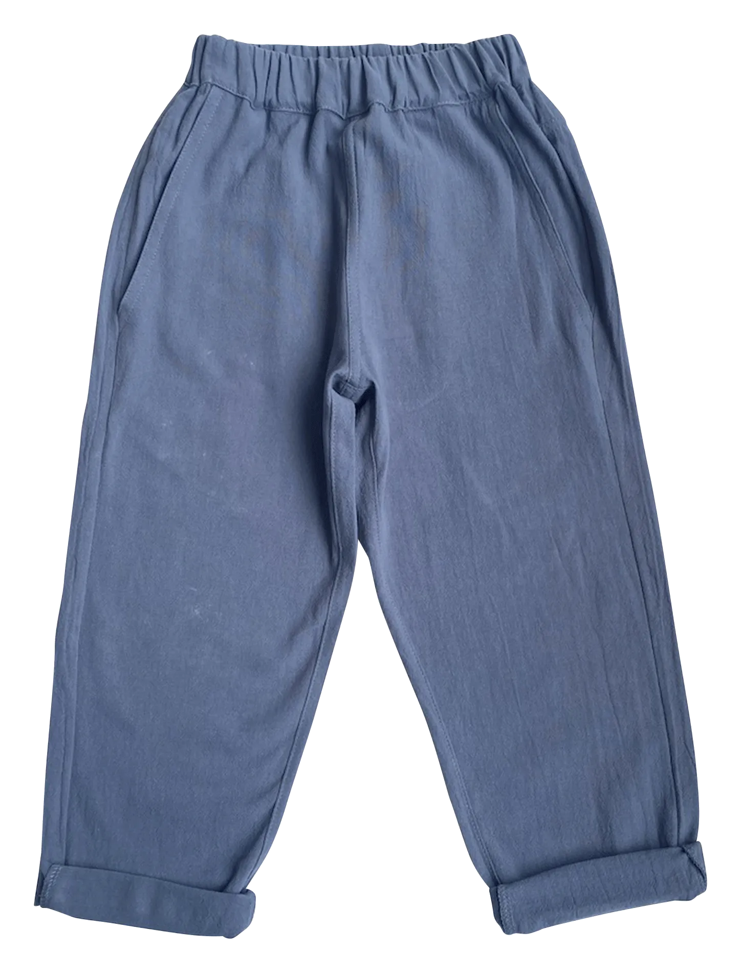  APACHES COLLECTIONS   PALAK - Pantaloni dritti in cotone | Blu