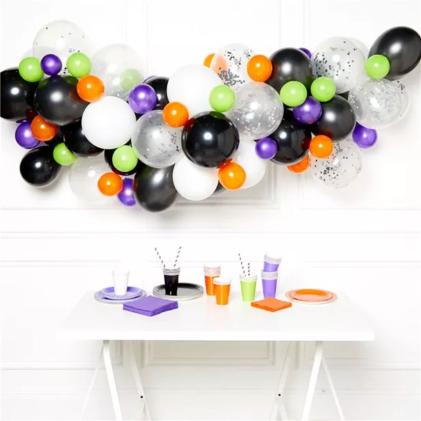 Arco di palloncini Halloween fai da te
