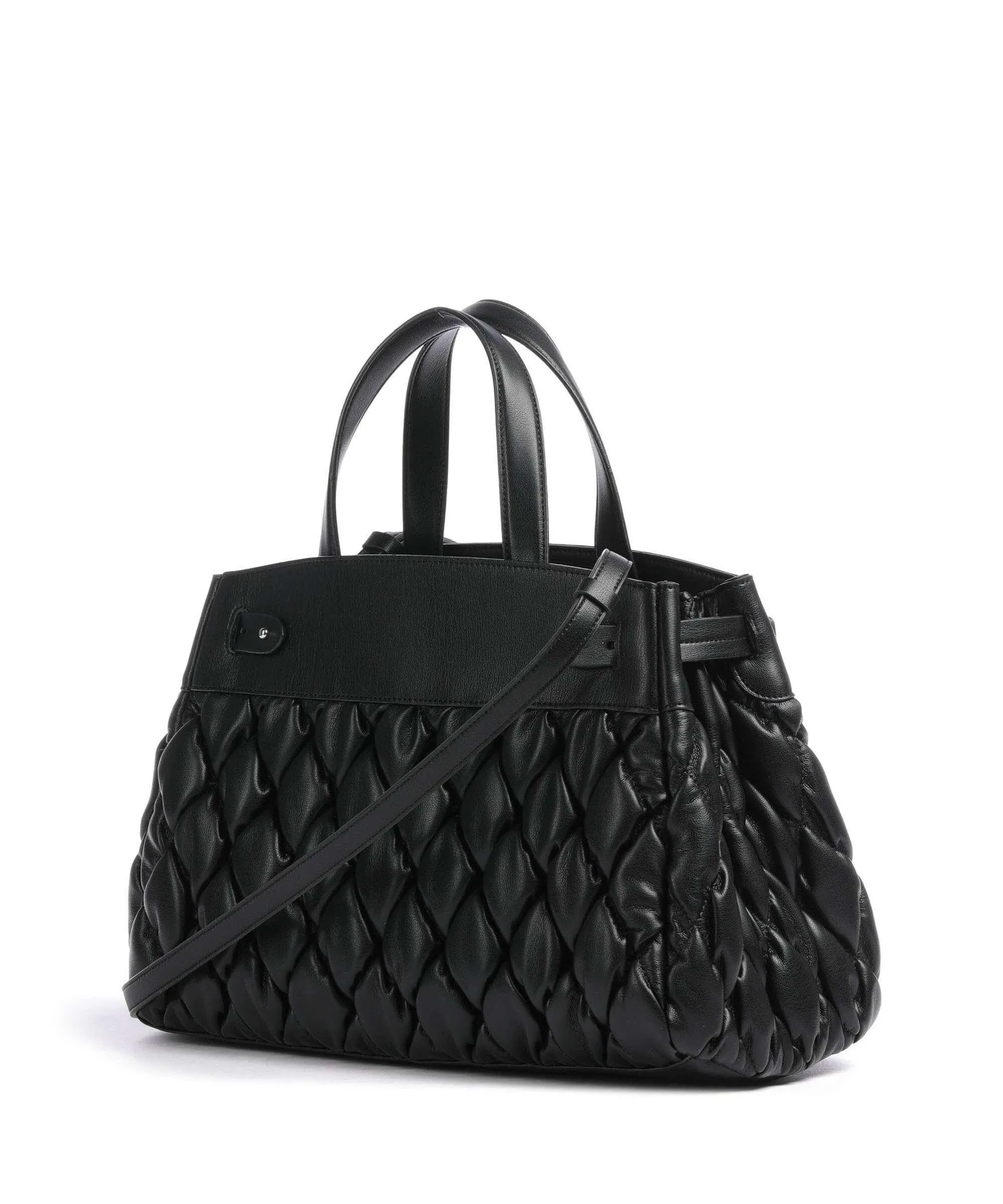  Armani Exchange Milano 91 L Borsa a mano pelle sintetica nero  