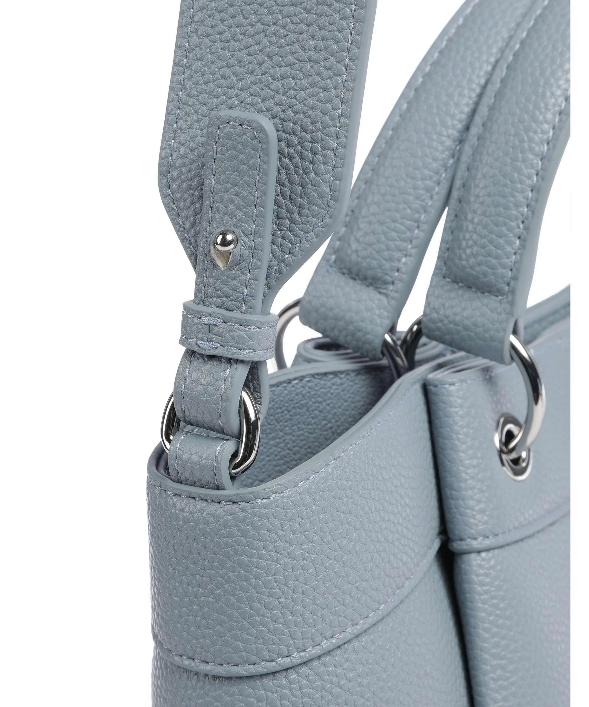  Armani Exchange Wave M Borsa a mano pelle sintetica blu-grigio  