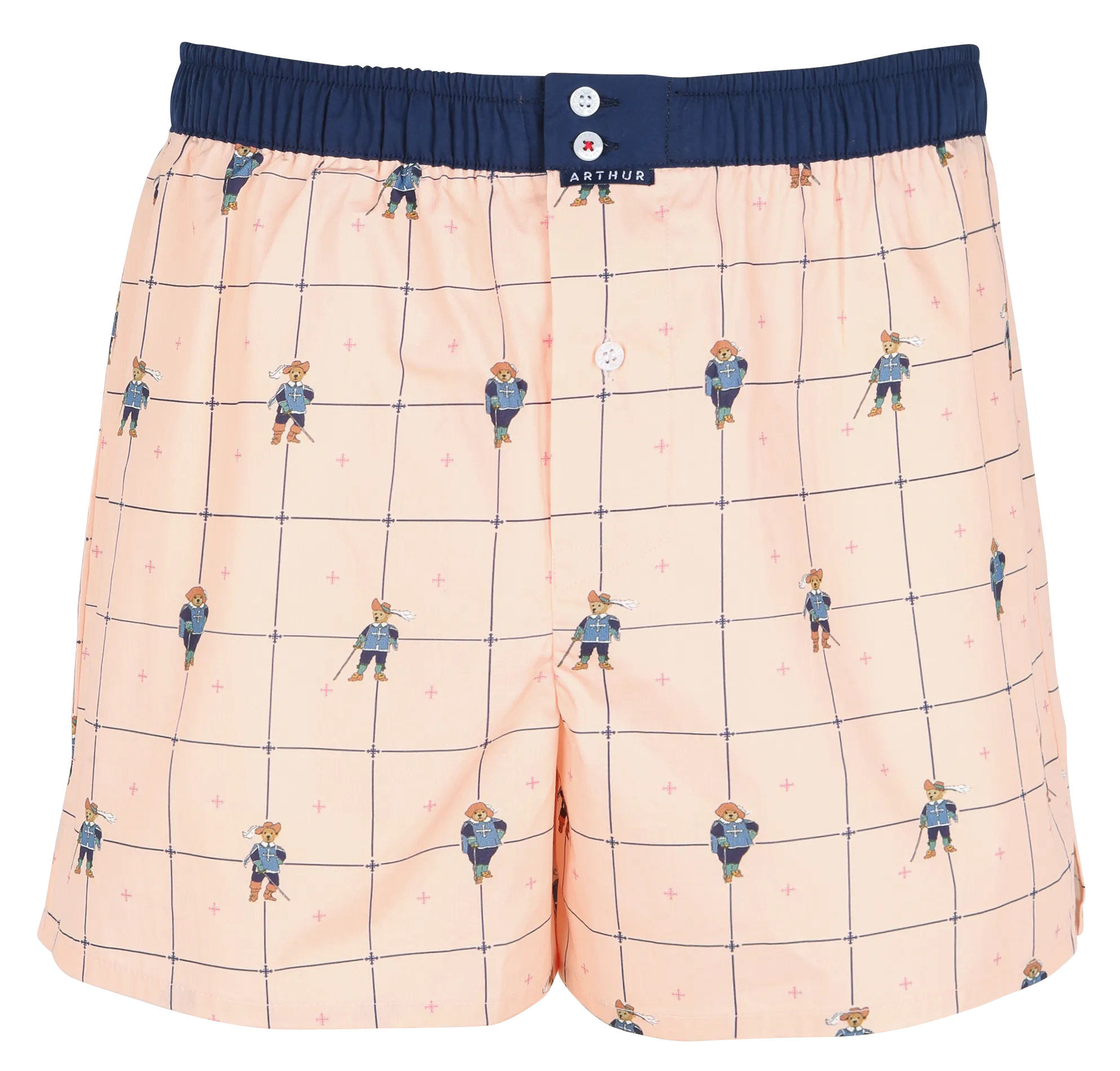  ARTHUR   Pantaloni larghi in cotone | Rosa