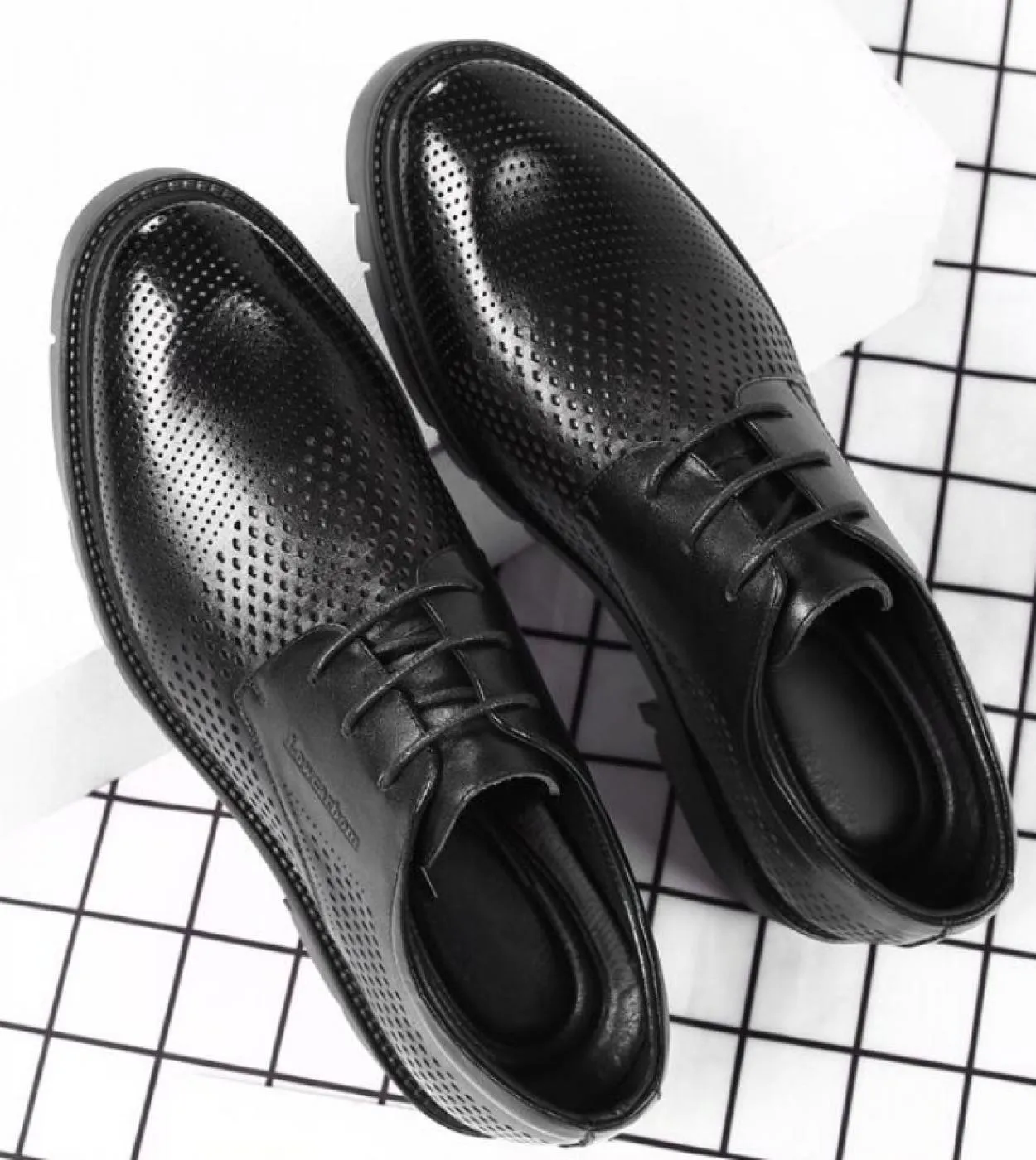 Aumento dellaltezza Sandalo Uomo 10cm Scarpe eleganti da uomo aumentate 8cm Ascensore Aumento della moda maschile Oxfords