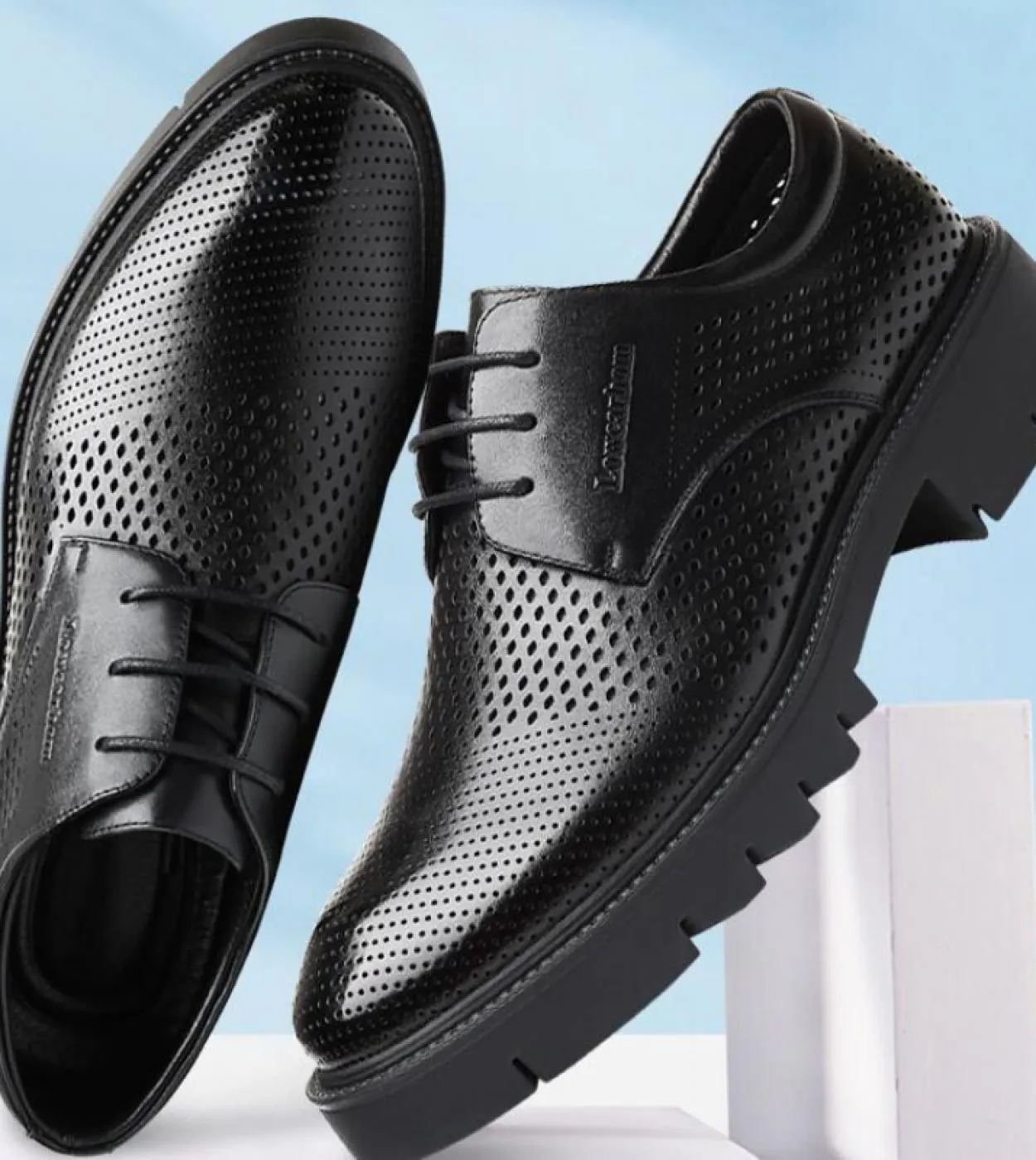 Aumento dellaltezza Sandalo Uomo 10cm Scarpe eleganti da uomo aumentate 8cm Ascensore Aumento della moda maschile Oxfords