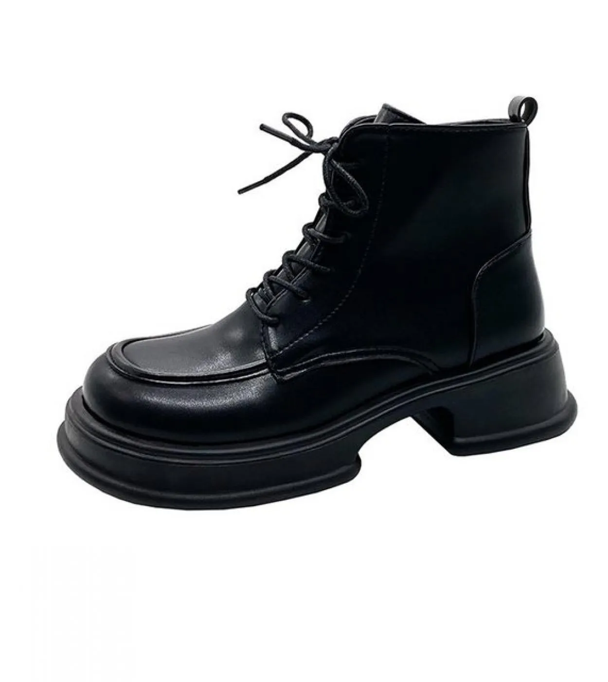 Autunno nero stringate scarpe da donna scarpe con plateau per stivali da donna spedizione gratuita stivali sportivi di lusso da