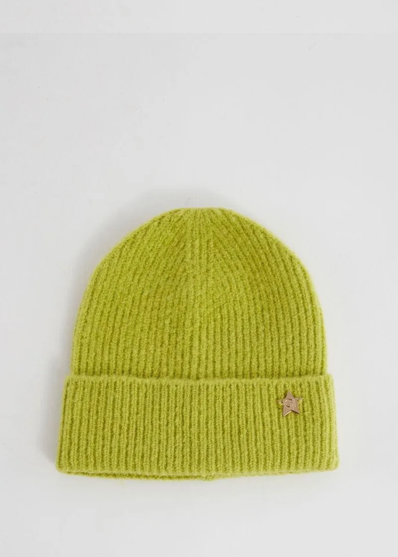 Berretto beanie a coste