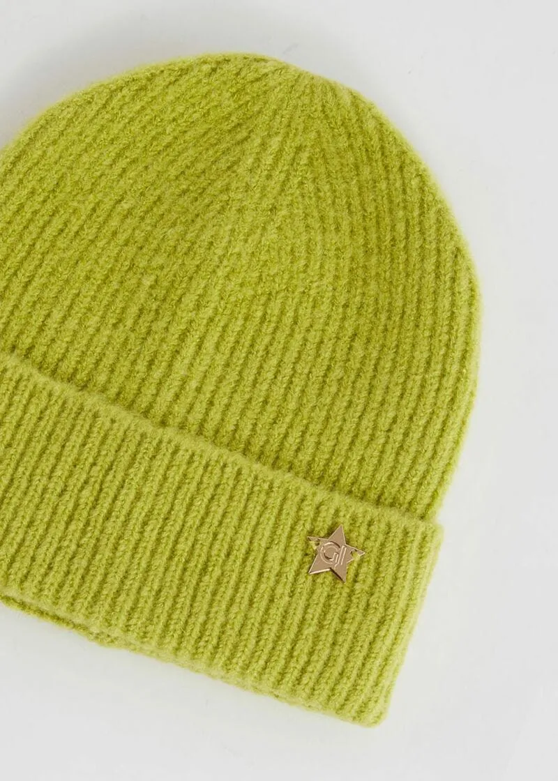 Berretto beanie a coste