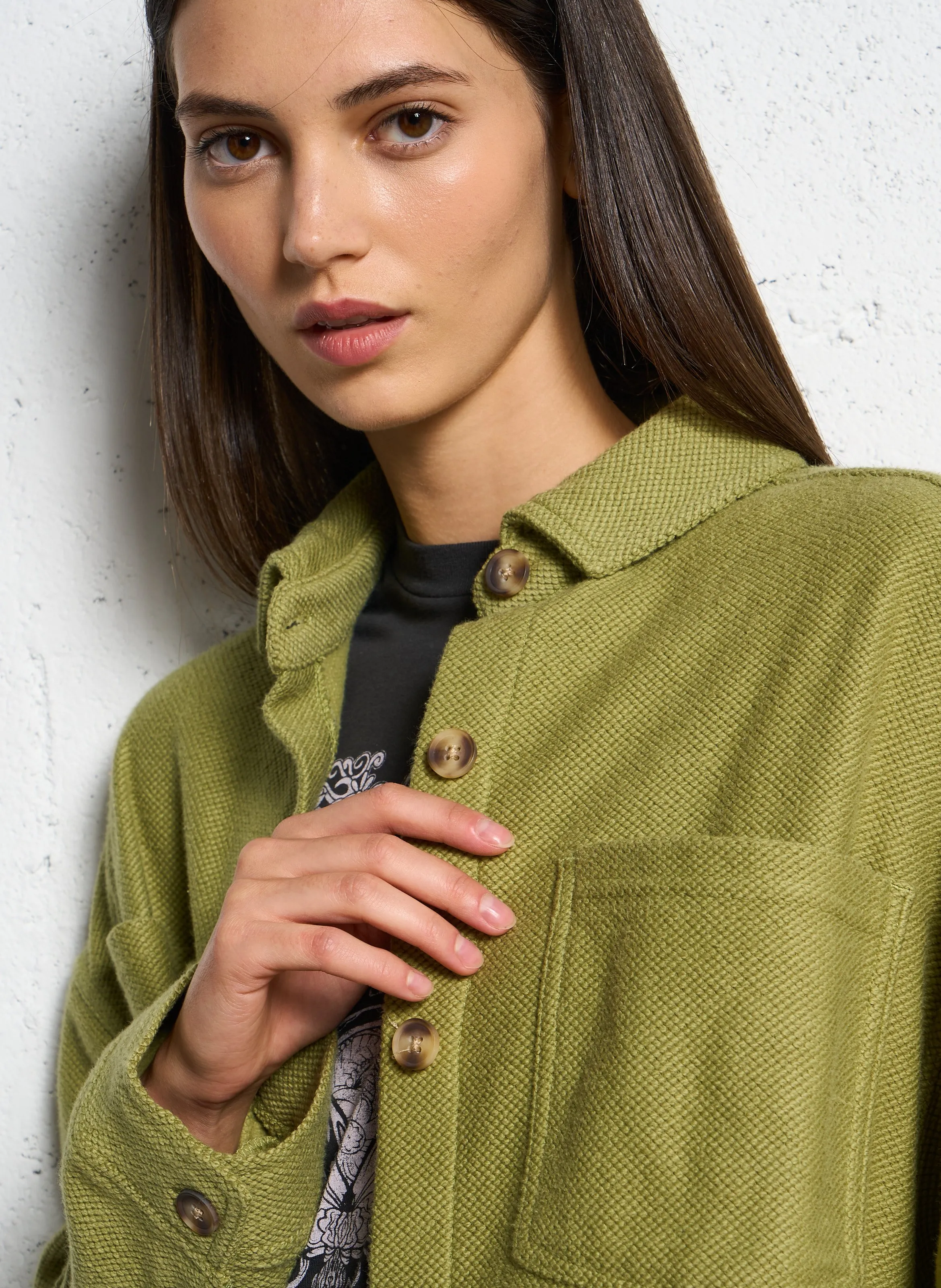  BILLABONG   EVERYTIME SHACK - Camicia sovrasize con collo classico in cotone misto | Kaki