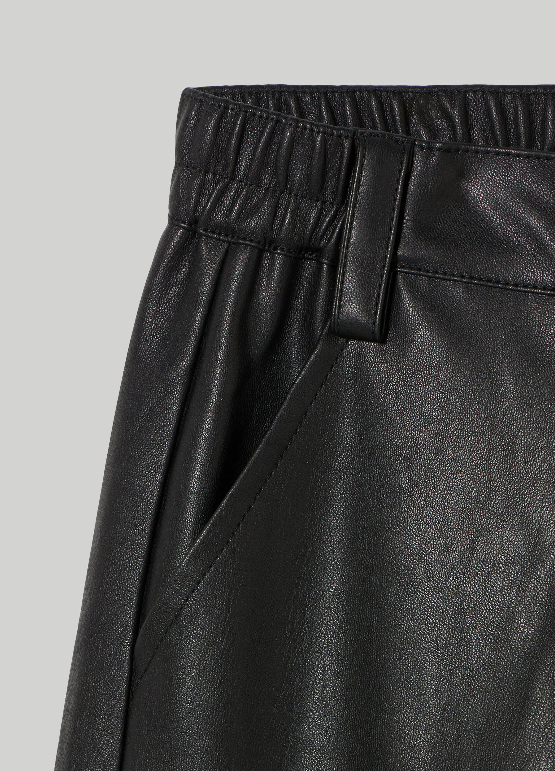 BLUKIDS  Pantaloni cargo in finta pelle ragazza