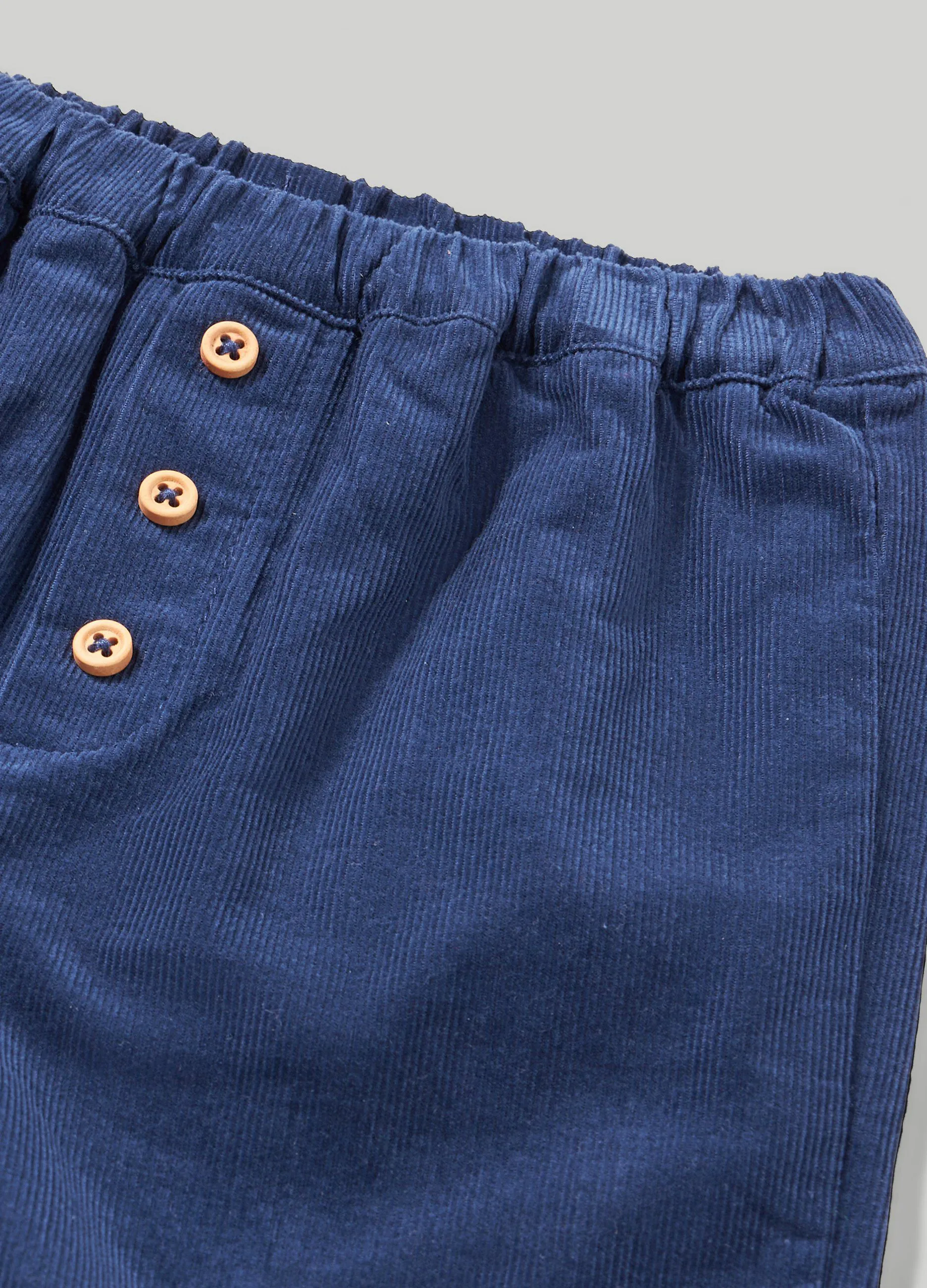 BLUKIDS  Pantaloni in corduroy di puro cotone neonato