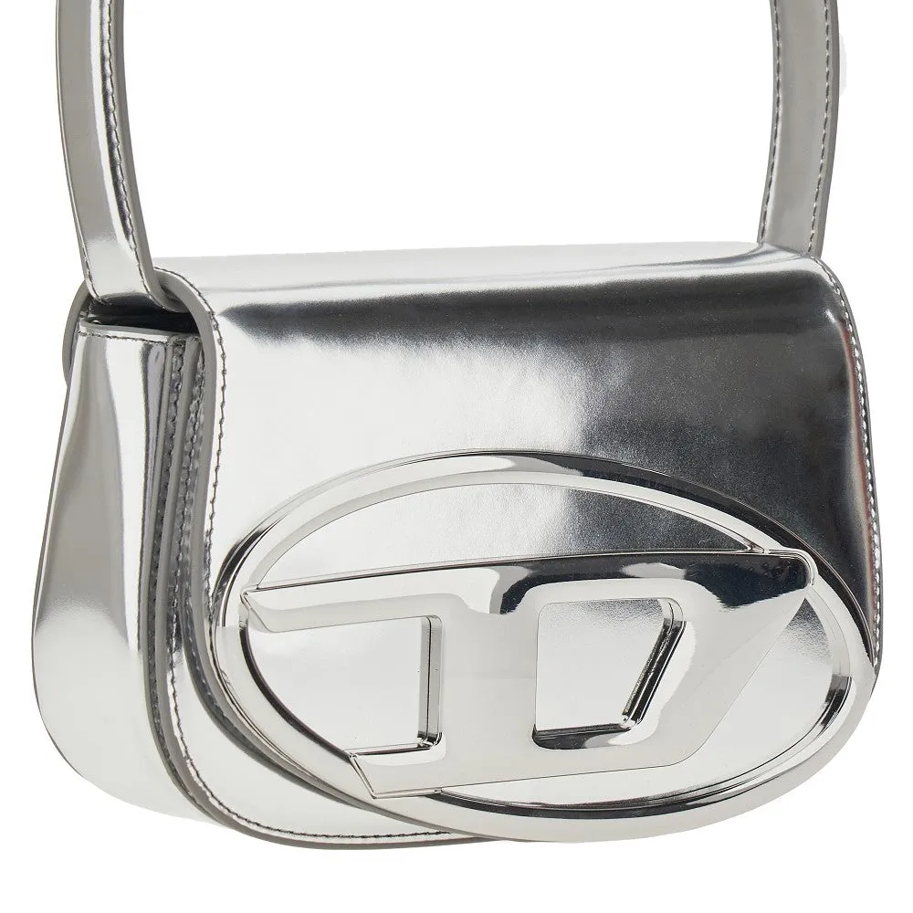Borsa a spalla 1DR in pelle specchiata