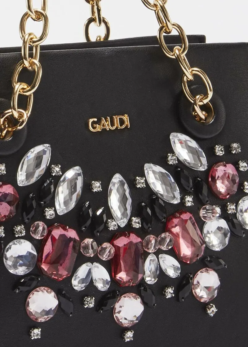 BORSA CLUTH LINEA STONES