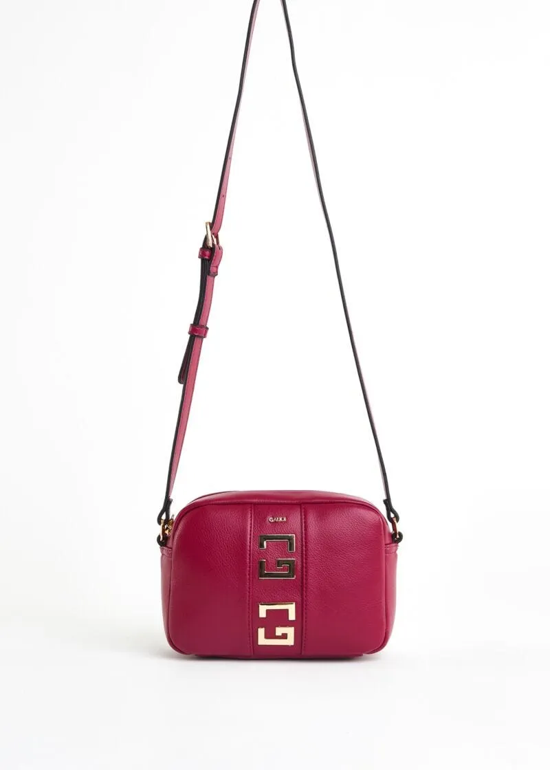 Borsa crossbody in simipelle
