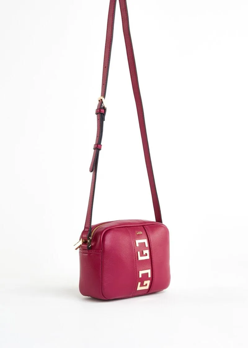 Borsa crossbody in simipelle