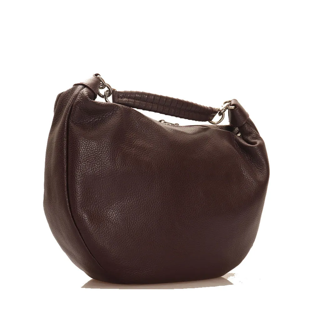 Borsa Donna a Spalla COCCINELLE in Pelle Linea Maelody Colore Cola - E1M5F130102