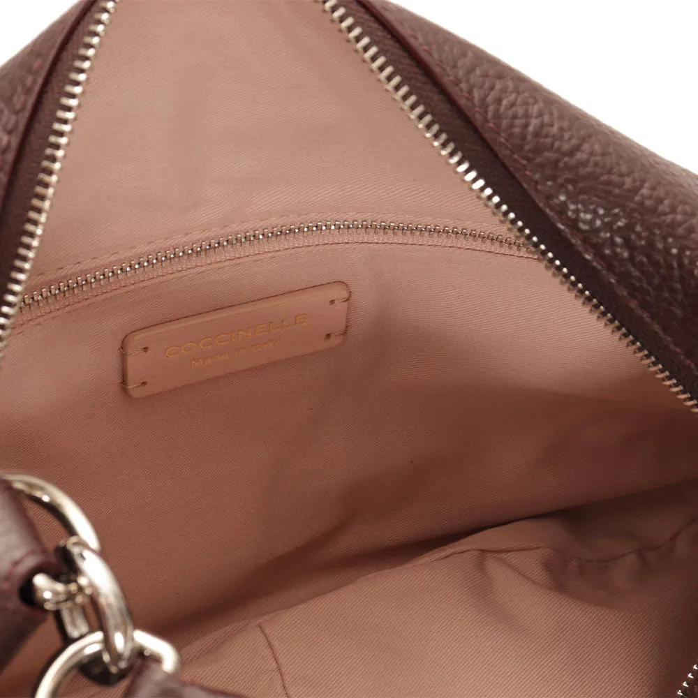 Borsa Donna a Spalla COCCINELLE in Pelle Linea Maelody Colore Cola - E1M5F130102