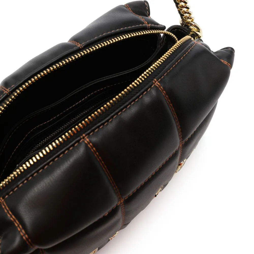 Borsa Donna a Spalla con Tracolla LOVE MOSCHINO Trapuntata Nera