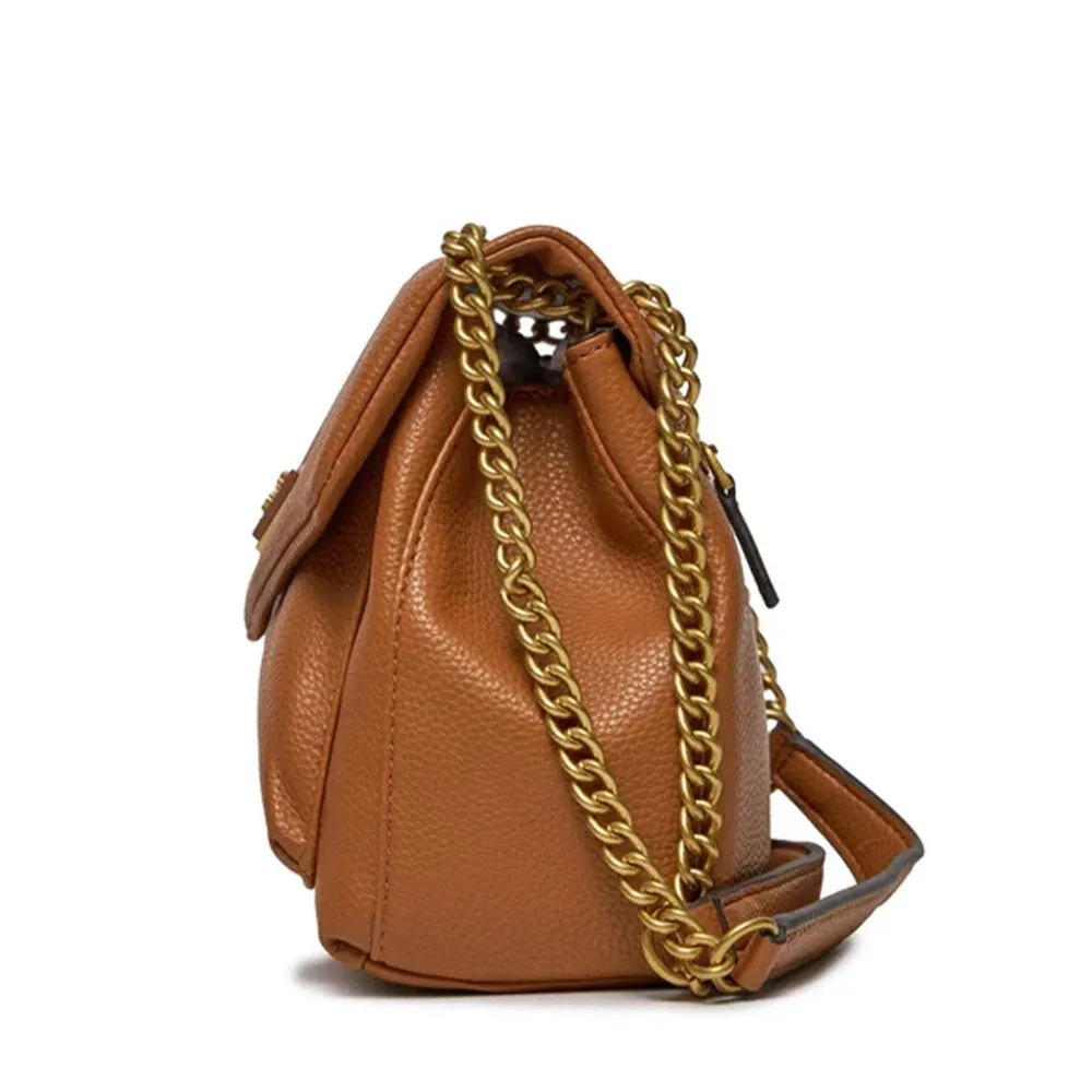 Borsa Donna a Spalla GUESS Linea Laryn Colore Cognac
