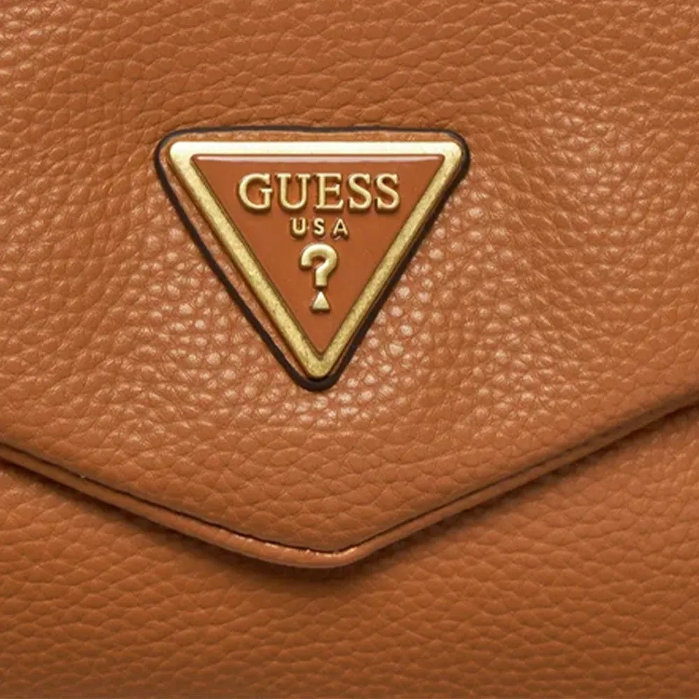 Borsa Donna a Spalla GUESS Linea Laryn Colore Cognac