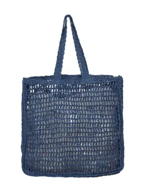 Borsa Donna Iagaia traforata Blu