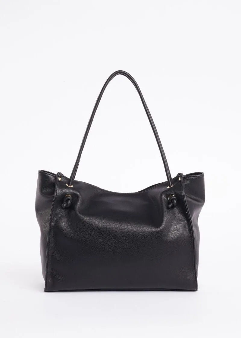Borsa shopper con borchie
