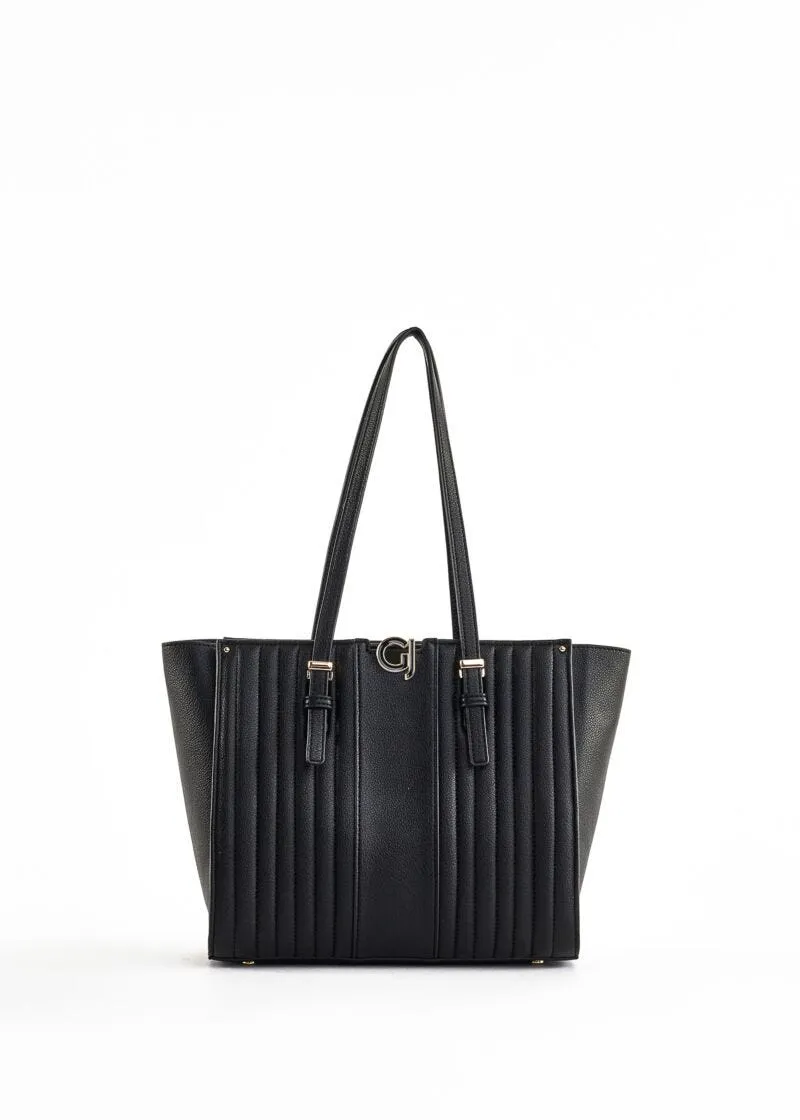 Borsa shopper effetto plissé