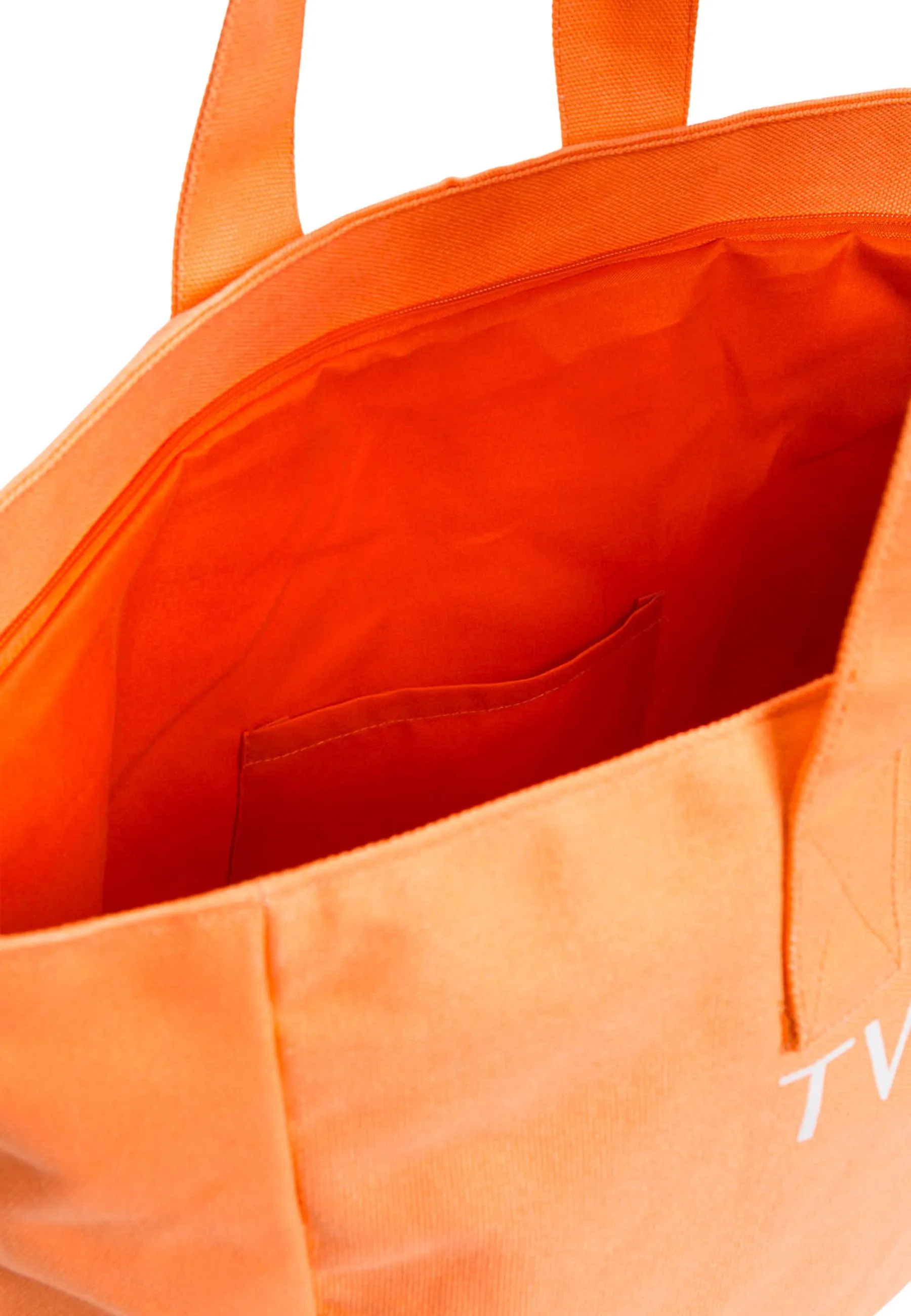 Borsa shopper in canvas con logo