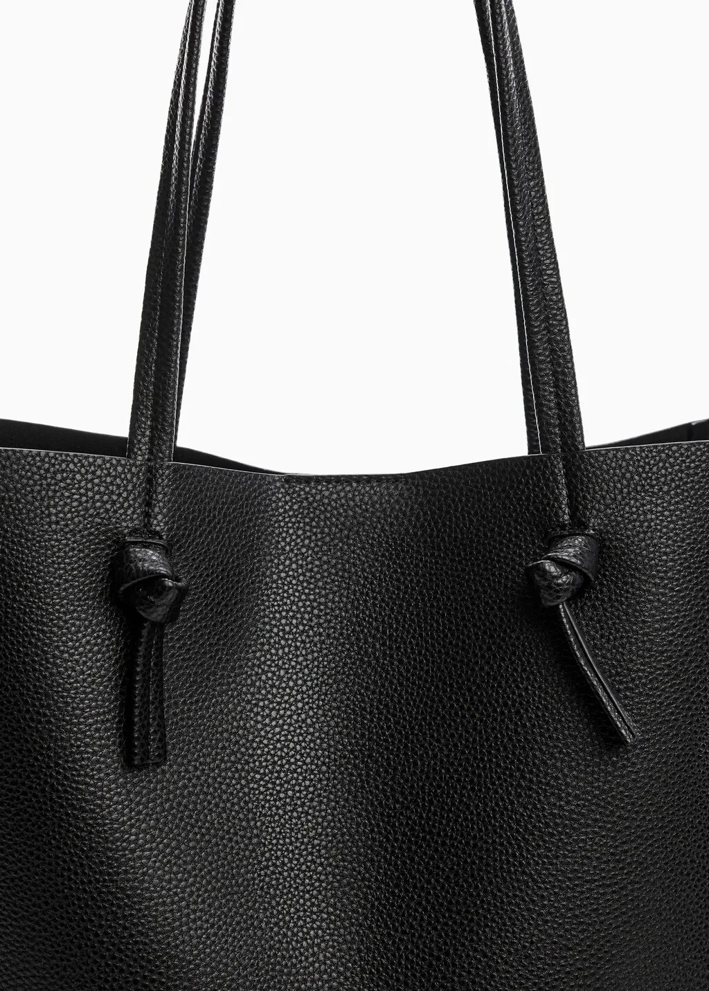 Borsa shopper manico nodi