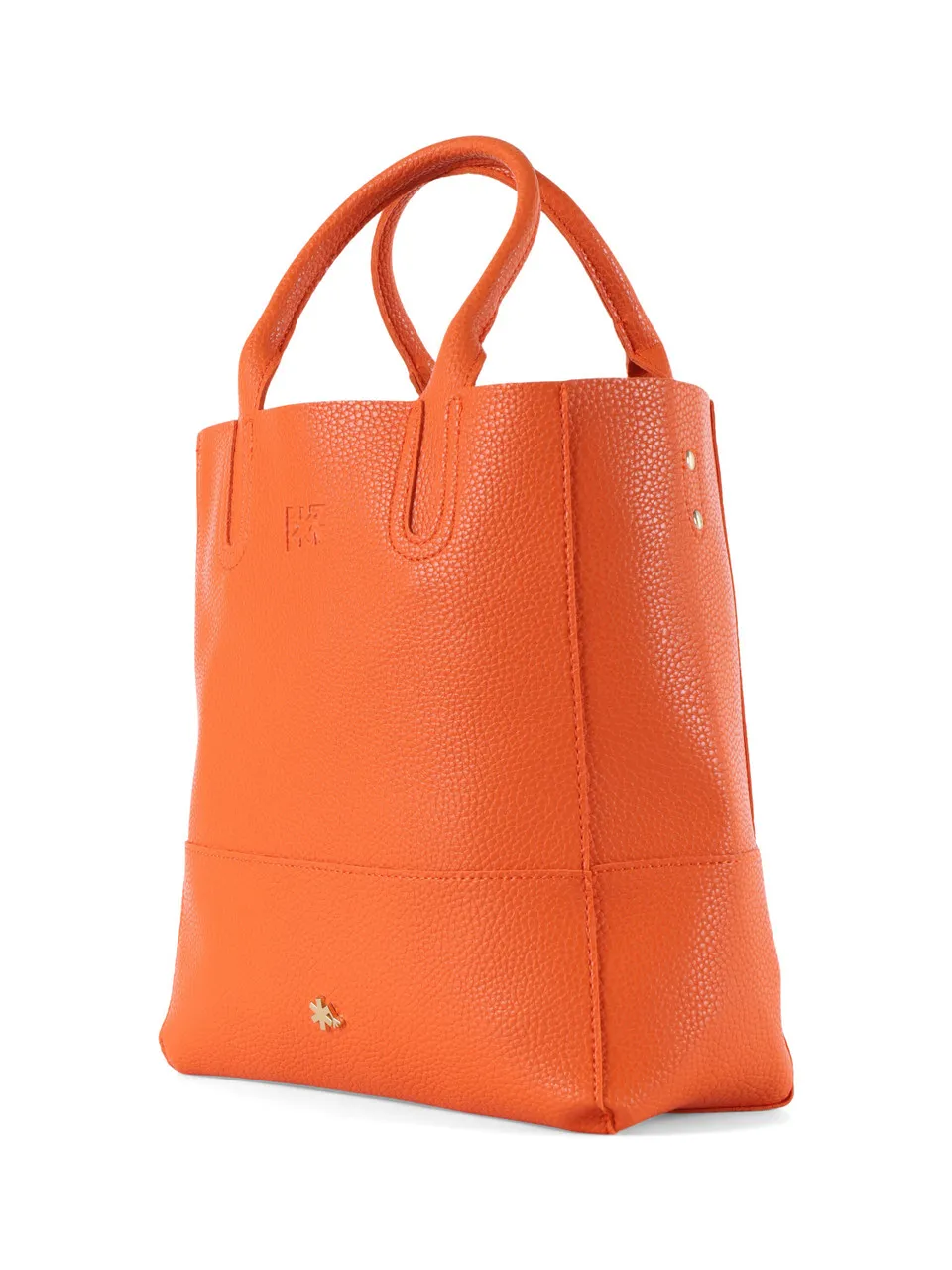 Borsa shopper media effetto martellato