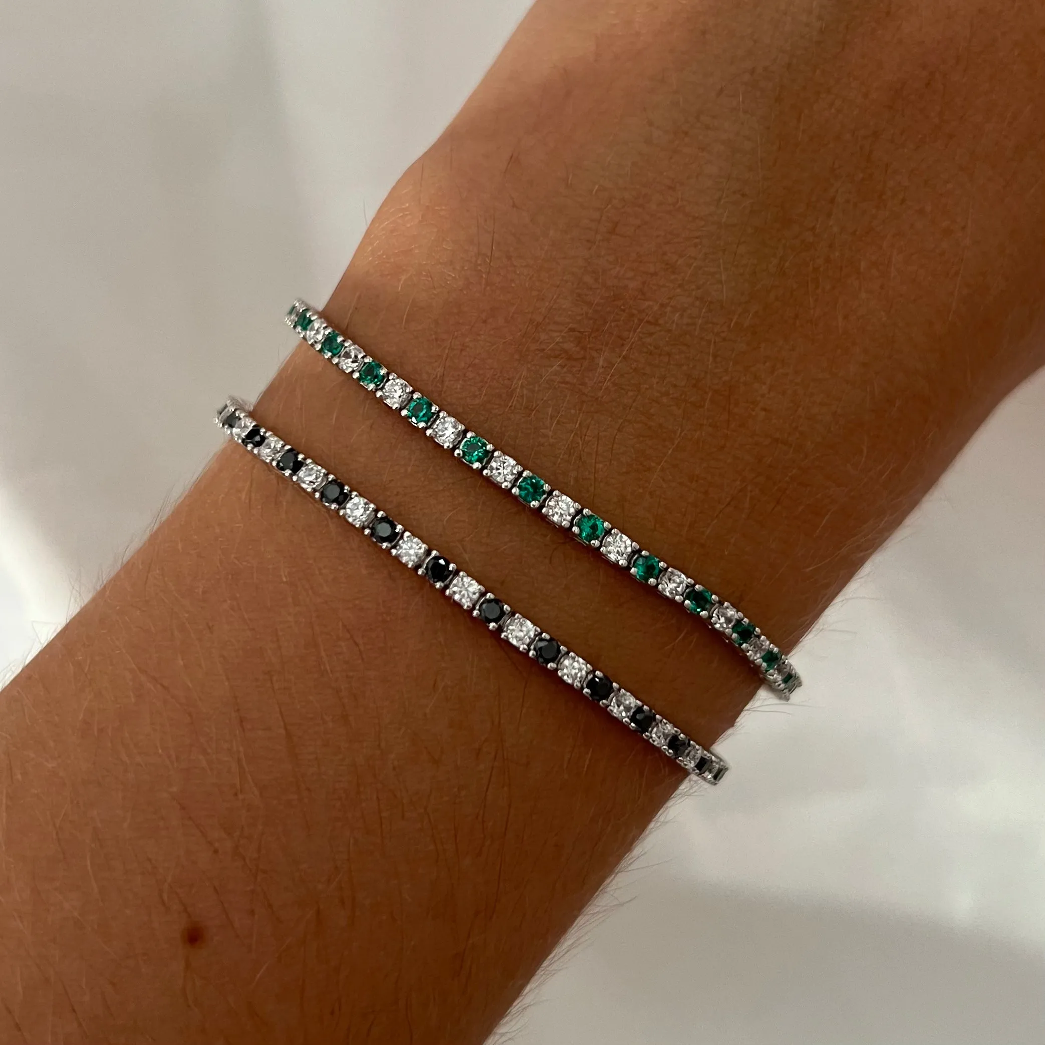 Bracciale Tennis Duo Argento925