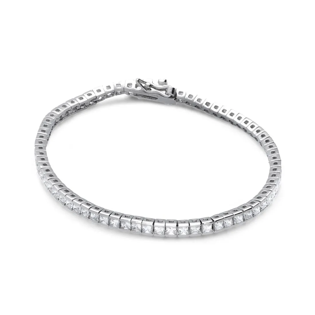 Bracciale tennis in argento