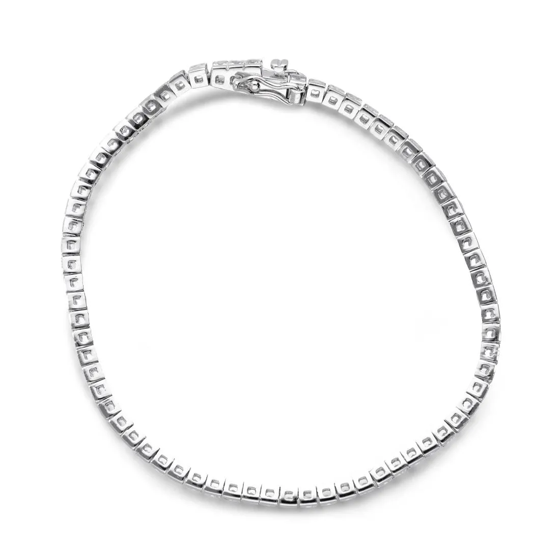 Bracciale tennis in argento
