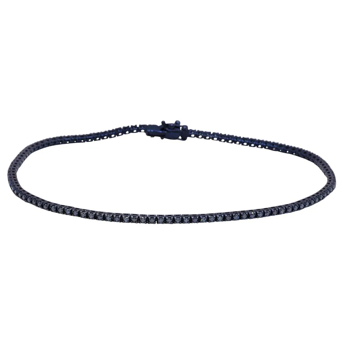 Bracciale tennis in oro con diamanti