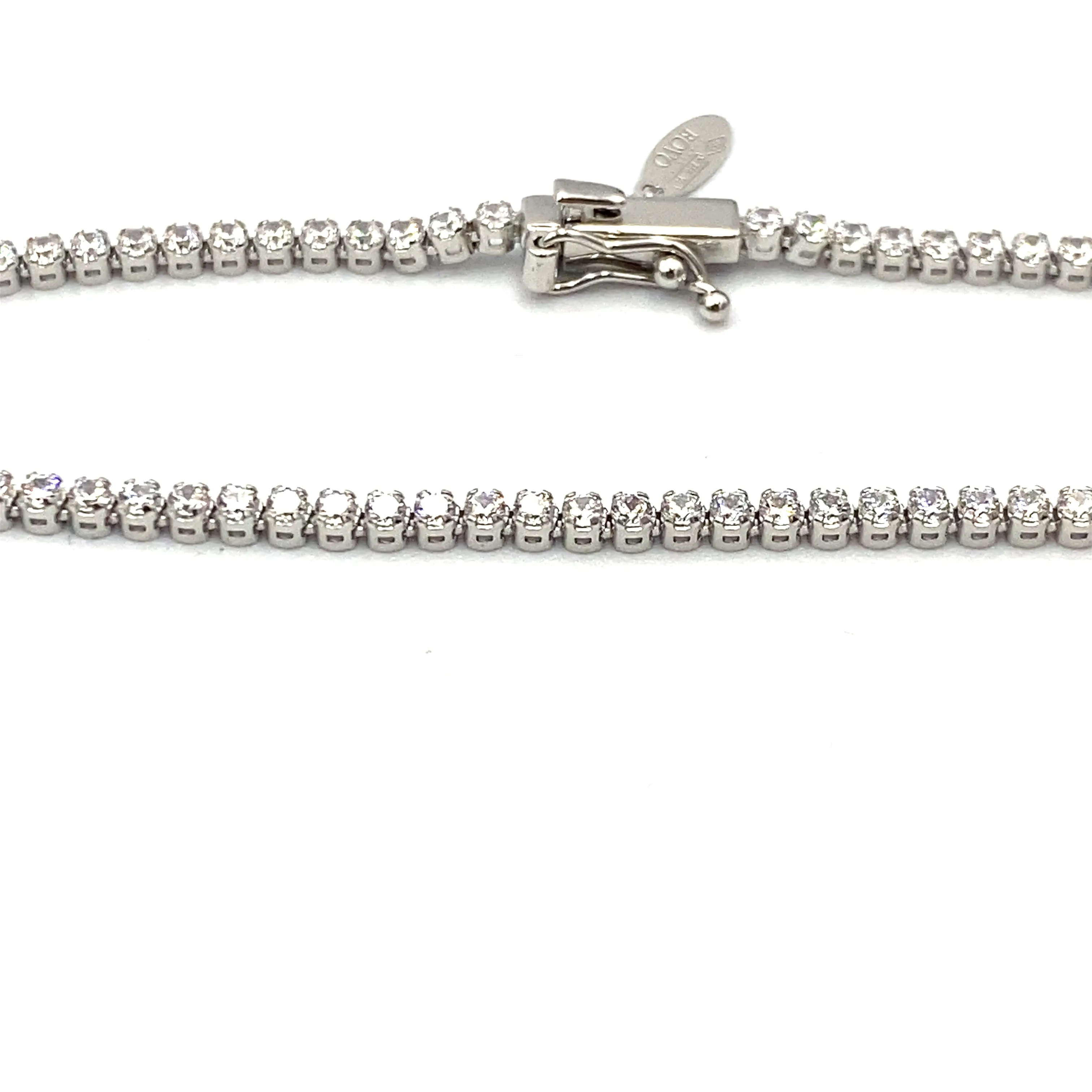 Bracciale Tennis Oro Bianco