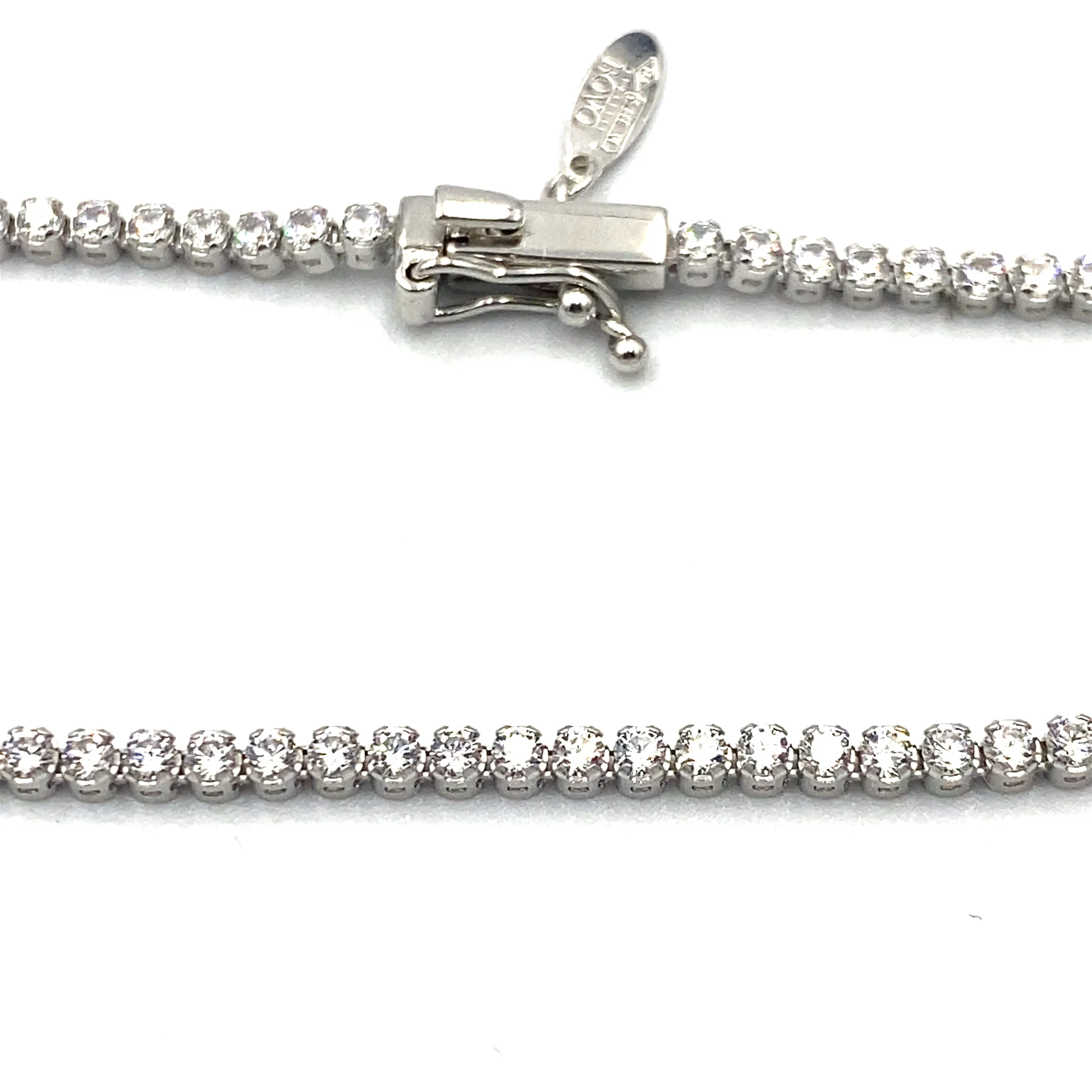Bracciale Tennis Oro Bianco