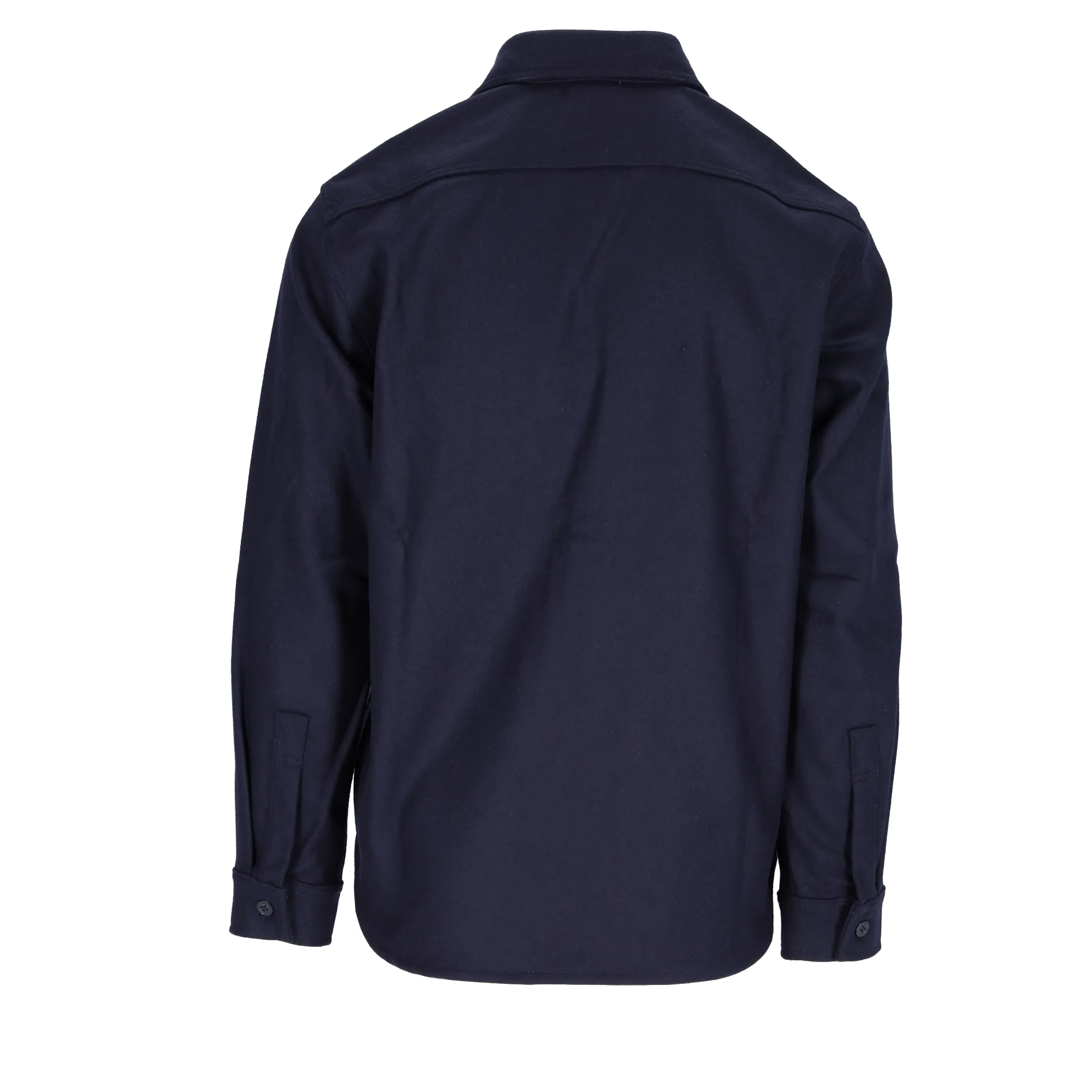 Camicia Uomo Chesapeake's Heavyweight Wool Shirt CPO Blu Navy
