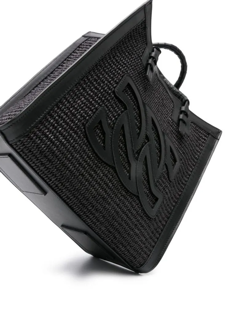casadei Borsa mini Beauvirage Shopper in rafia