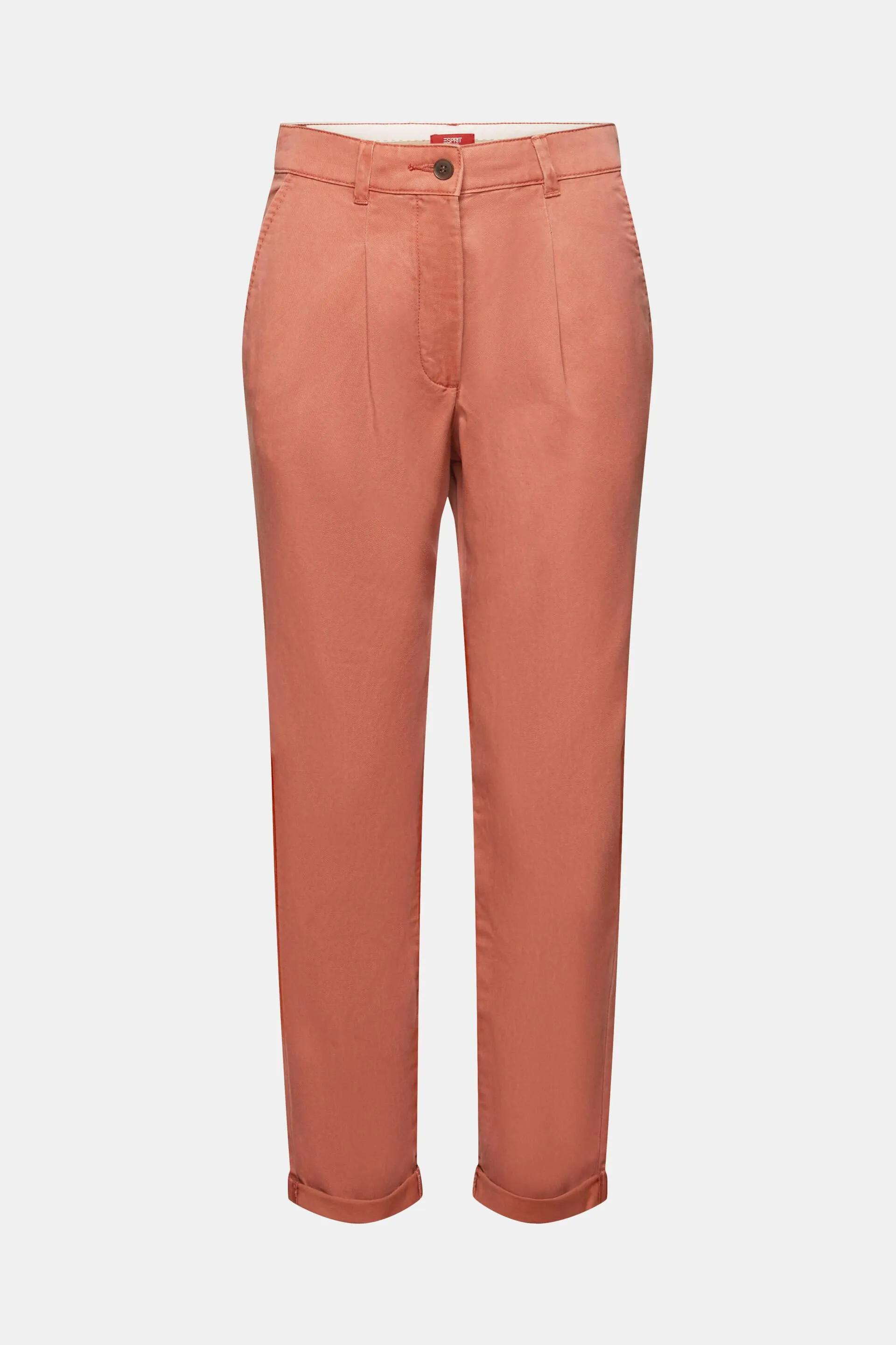 Chino a vita media in misto cotone