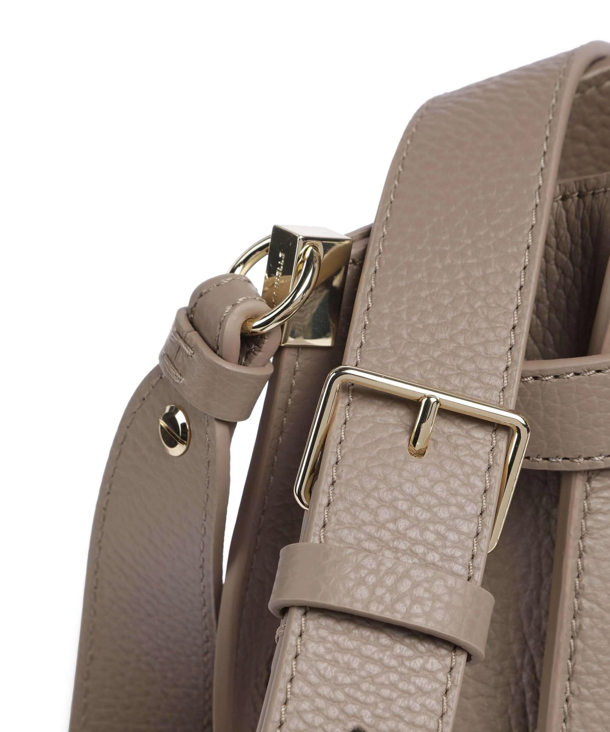  Coccinelle Kliche Borsa a mano pelle di vacchetta grana taupe  