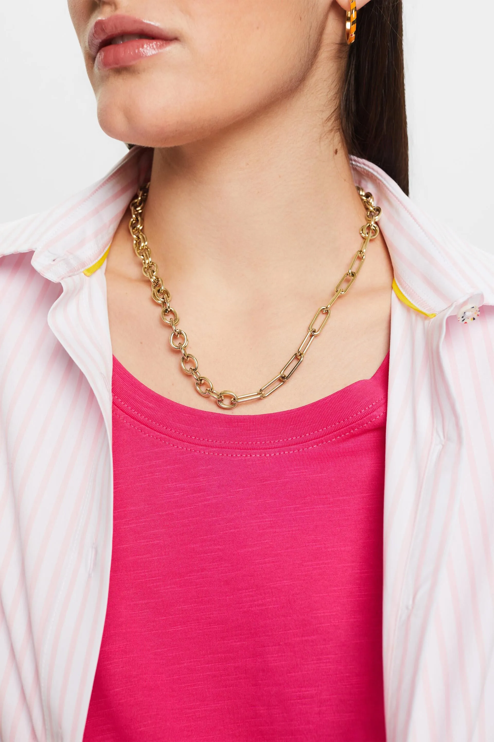 Collana a maglie in acciaio inossidabile