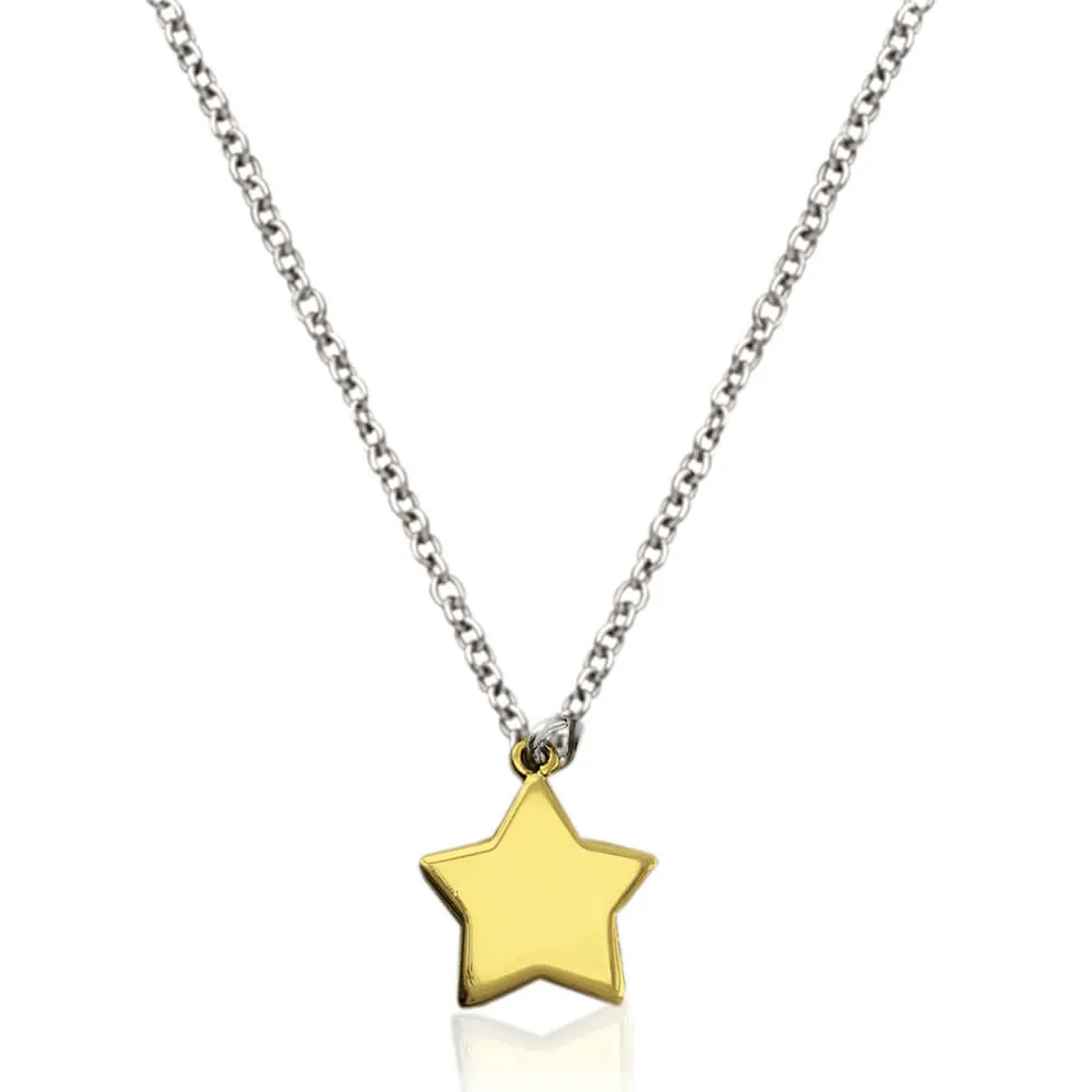 Collana con ciondolo a forma di stella
