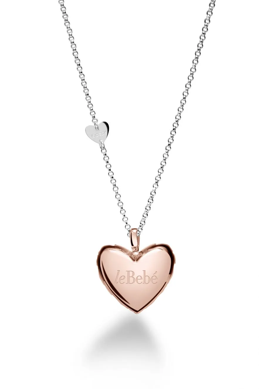 Collana con Ciondolo Cuore Rosè Suonamore Donna Le Bebé – I Cuori