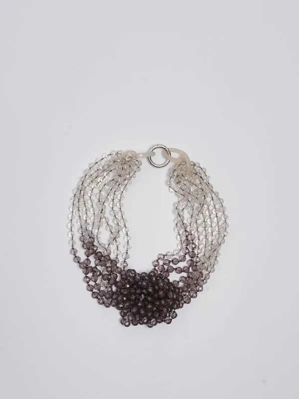 Collana donna Emporio Armani con perline Beige-Grigio
