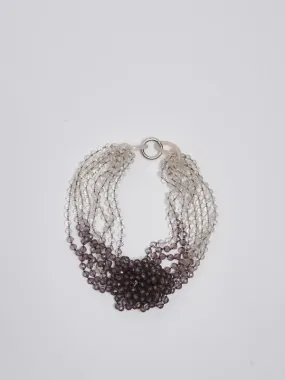 Collana donna Emporio Armani con perline Beige-Grigio