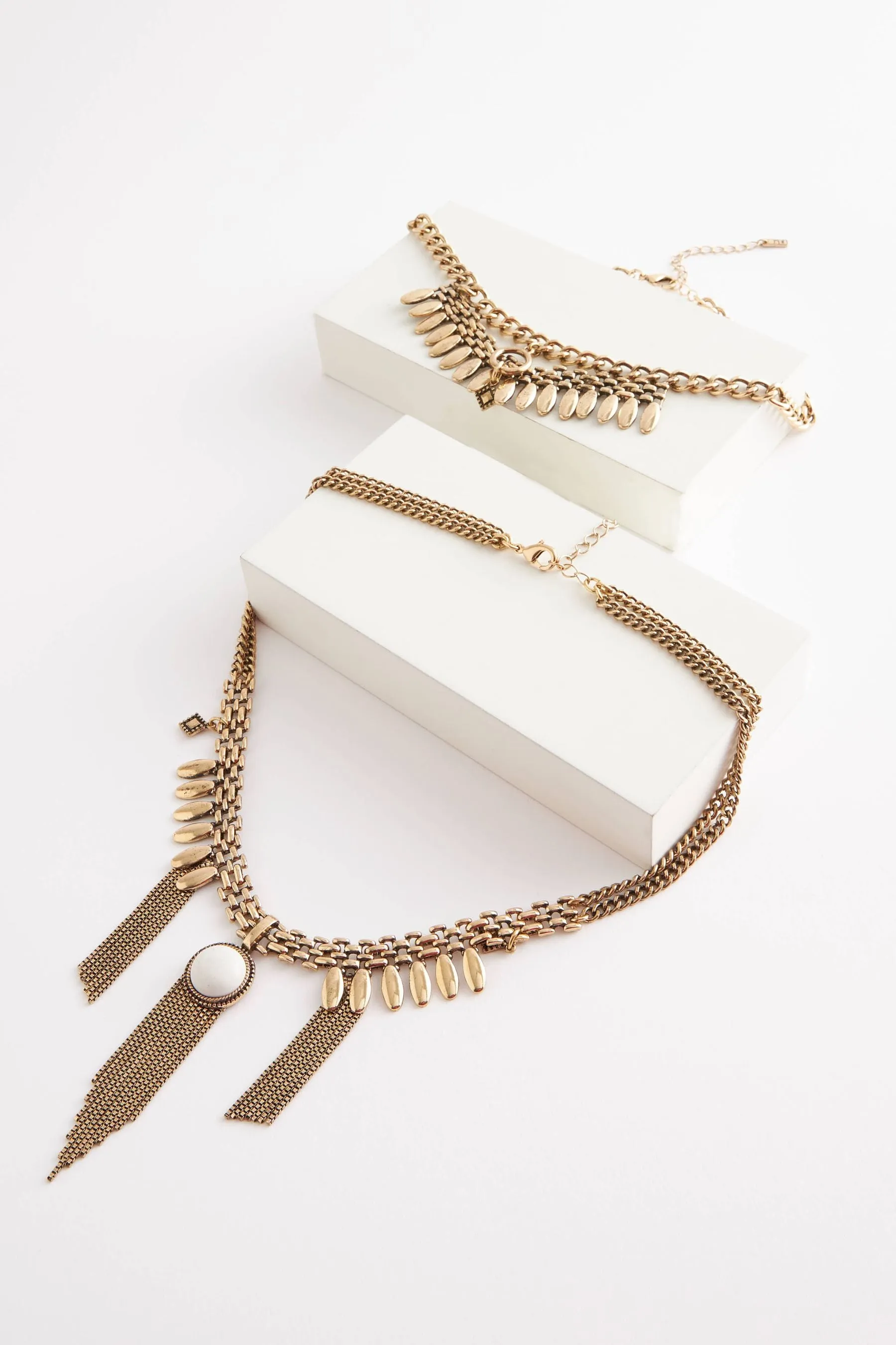 Collana vistosa a strati stile boho