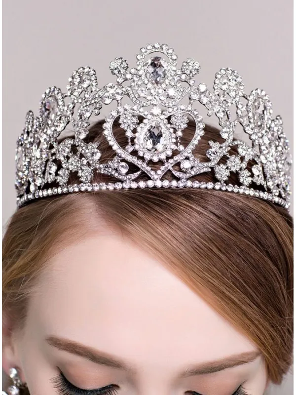 Corona alta per Sposa con Orecchini